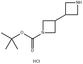 tert-butyl [3,3-biazetidine]-1-carboxylate hydrochloride Struktur