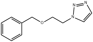 1H-1,2,3-Triazole, 1-[2-(phenylmethoxy)ethyl]- Struktur