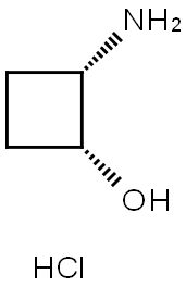 (1R-cis)-2-Aminocyclobutanol Hydrochloride Struktur