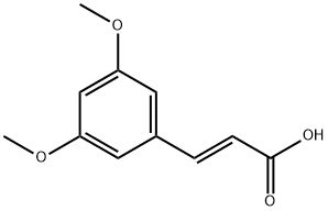 (E)-3-(3,5-dimethoxyphenyl)acrylic acid Struktur