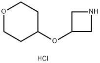 3-((tetrahydro-2H-pyran-4-yl)oxy)azetidine hydrochloride Struktur