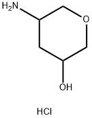 5-aminotetrahydro-2H-pyran-3-ol hydrochloride Struktur