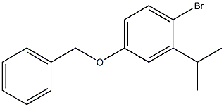 1-Bromo-2-isopropyl-4-benzyloxybenzene Struktur