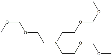 Ethanamine, 2-(methoxymethoxy)-N,N-bis[2-(methoxymethoxy)ethyl]- Struktur