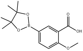 3-Carboxy-4-methoxyphenylboronic acid pinacol ester Struktur