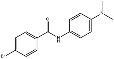 4-bromo-N-[4-(dimethylamino)phenyl]benzamide Struktur