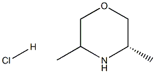 (3S)-3,5-dimethylmorpholine hydrochloride Struktur