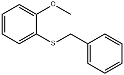 2-METHOXYPHENYL BENZYL SULFIDE Struktur