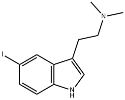 2-(5-IODO-1H-INDOL-3-YL)-N,N-DIMETHYLETHANAMINE Struktur