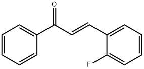 (2E)-3-(2-fluorophenyl)-1-phenylprop-2-en-1-one Struktur