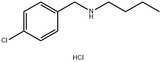 butyl[(4-chlorophenyl)methyl]amine hydrochloride Struktur