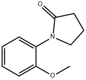 2-Pyrrolidinone, 1-(2-methoxyphenyl)- Struktur