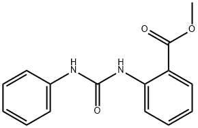 Benzoic acid,2-[[(phenylamino)carbonyl]amino]-, methyl ester Struktur