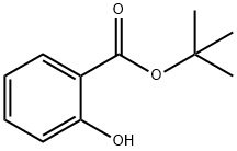 Benzoic acid, 2-hydroxy-, 1,1-dimethylethyl ester Struktur