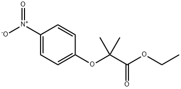 ETHYL 2-(4-NITROPHENOXY)-2-METHYLPROPANOATE Struktur