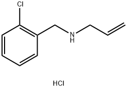 [(2-chlorophenyl)methyl](prop-2-en-1-yl)amine hydrochloride Struktur