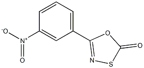 1,3,4-Oxathiazol-2-one,(3-nitrophenyl)- Struktur