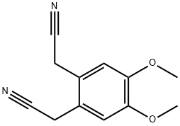 4,5-Dimethoxy-1,2-benzenediacetonitrile Struktur