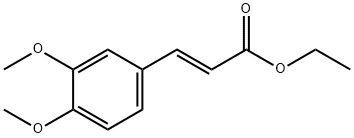 3-(3,4-Dimethoxy-phenyl)-acrylic acid ethyl ester Struktur