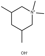 Piperidinium, 1,1,3,5-tetramethyl-, hydroxide Struktur