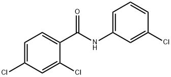 Benzamide,2,4-dichloro-N-(3-chlorophenyl)- Struktur