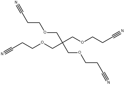 Tetra(Cyanoethoxymethyl) Methane Struktur