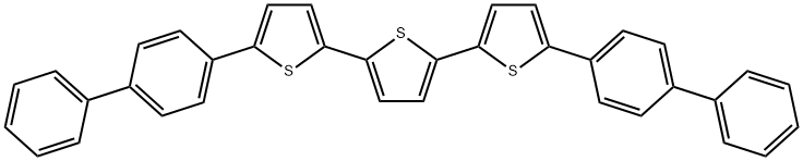 2,2':5',2''-Terthiophene, 5,5''-bis([1,1'-biphenyl]-4-yl)- Struktur