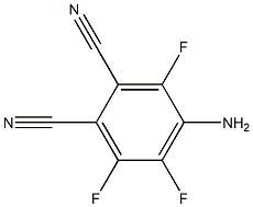 1,2-Benzenedicarbonitrile, 4-amino-3,5,6-trifluoro- Struktur