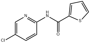 2-Thiophenecarboxamide, N-(5-chloro-2-pyridinyl) Struktur