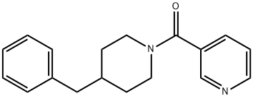 (4-benzylpiperidin-1-yl)(pyridin-3-yl)methanone Struktur