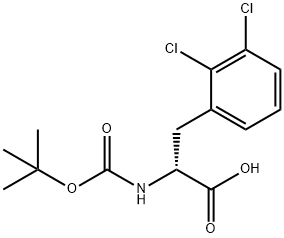 (2R)-3-(2,3-DICHLOROPHENYL)-2-[(TERT-BUTOXY)CARBONYLAMINO]PROPANOIC ACID Struktur