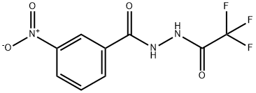 3-nitro-N'-(trifluoroacetyl)benzohydrazide Struktur