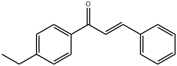 (2E)-1-(4-ethylphenyl)-3-phenylprop-2-en-1-one Struktur