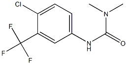 Urea, N'-[4-chloro-3-(trifluoromethyl)phenyl]-N,N-dimethyl- Struktur