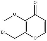 2-(bromomethyl)-3-methoxy-4H-pyran-4-one Struktur