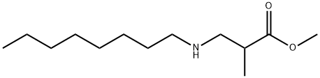 methyl 2-methyl-3-(octylamino)propanoate Struktur