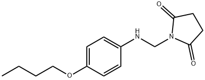 1-[(4-Butoxy-phenylamino)-methyl]-pyrrolidine-2,5-dione Struktur