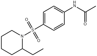 N-{4-[(2-ethylpiperidin-1-yl)sulfonyl]phenyl}acetamide Struktur