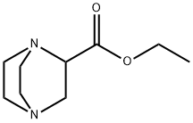 ethyl 1,4-diazabicyclo[2.2.2]octane-2-carboxylate Struktur