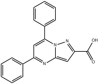 5,7-diphenylpyrazolo[1,5-a]pyrimidine-2-carboxylic acid Struktur