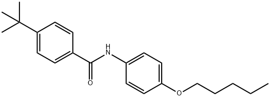 4-tert-butyl-N-[4-(pentyloxy)phenyl]benzamide Struktur