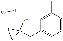 [1-(3-methylbenzyl)cyclopropyl]amine hydrochloride Structure