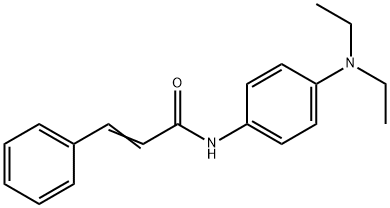 N-[4-(diethylamino)phenyl]-3-phenylacrylamide Struktur