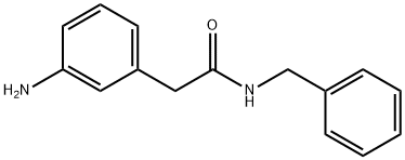 2-(3-aminophenyl)-N-benzylacetamide Struktur