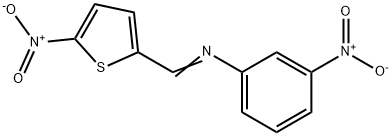 (3-nitrophenyl)[(5-nitro-2-thienyl)methylene]amine Struktur