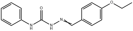 4-ethoxybenzaldehyde N-phenylsemicarbazone Struktur