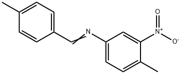 (4-methylbenzylidene)(4-methyl-3-nitrophenyl)amine Struktur