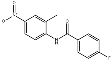 4-fluoro-N-(2-methyl-4-nitrophenyl)benzamide Structure