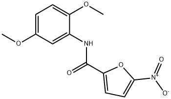 N-(2,5-dimethoxyphenyl)-5-nitrofuran-2-carboxamide Struktur