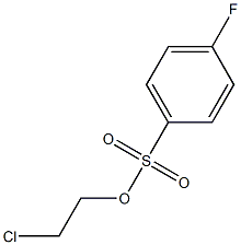 Benzenesulfonic acid,4-fluoro-, 2-chloroethyl ester Struktur